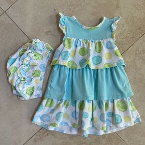 Le Top Toddler dress with diaper cover - 24mos/2T